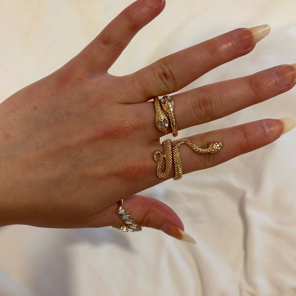 Snake set rings - Picture 3 of 6